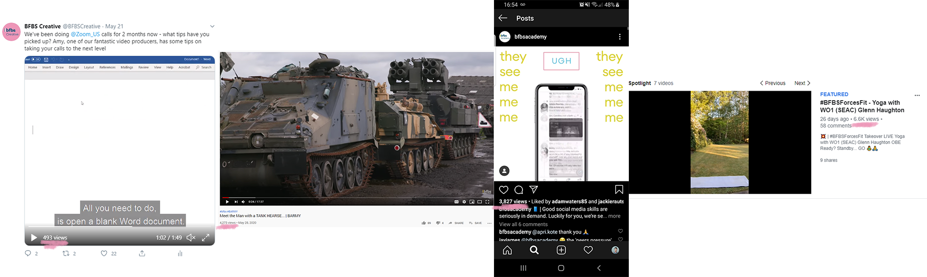 Video Views on platforms